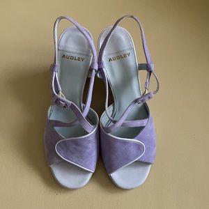 Lilac Suede Platforms